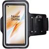 CoverKingz Porta cellulare da corsa per OnePlus 8 - Porta telefono corsa con tasca portach OnePlus 8 - Portacellulare per correre Fascia braccio smartphone Nera