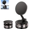 Wbietu Vipbugo - Supporto magnetico ad assorbimento del vuoto, supporto magnetico per telefono regolabile a 360°, supporto per telefono girevole, pieghevole, aspirazione super forte, per auto, palestra