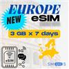 SmoooS Ottieni una eSIM per connetterti in libertà in Europa, La E-SIM Europe offre 10GB di dati a 4G/5G, in oltre 30 paesi UE per 30 giorni. (3 GB - 7 Days)