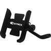 2Bird Porta Cellulare, Manubrio GPS Supporto For Telefono Regolabile In Alluminio For Kymco Like 150 200i XCiting 250 300 400i 400S 500 X-Town 300i Downtown (Color : Black, Size : Mirror Type)