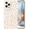 Guxira Cover Protettiva per Honor 200 Lite 5G, Carino Floreale Design Custodia Antiurto Silicone Cover Antipolvere Protettiva Case per Honor 200 Lite 5G - Piccola Rosa