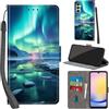 Haninsuze Cover per Samsung Galaxy A25 5G, artico | Pelle PU Portafoglio, Porta Carte, Magnetica, Libro, Antiurto Custodia