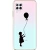 HopMore Cover per Huawei P40 Lite Trasparente Silicone con Disegni TPU Morbido Custodie Huawei P40 Lite Belle Trasparenti Antiurto Case Sottile Slim Caso Molle - Piccola Ragazza