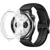 PHONILLICO Cover compatibile per Xiaomi Watch S4 - Protezione rigida Custodia trasparente Vetro temperato smartwatch Phonillico®