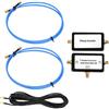 Akozon Antenna Loop Magnetico, Akozon Antena Magnetica HF Antenne Portatili a Loop Passivo, 10 kHz - 30 MHz, 250 mW, Alta Frequenza e Alta Capacità di Risposta