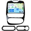 YUNTX [6GB+128GB] Android 15 Autoradio per Renault Clio 4 ZOE(2013-2019)-[Incorporato Carplay/Android Auto/DSP/GPS]-IPS 2.5D 10.1 Touch Screen-CAM+MIC-DAB/Mirror Link/Bluetooth 5.0/WiFi/USB/4G