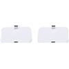 ISTOVO 2X Supporto da Tavolo per Caricabatterie da Tavolo Tipo C per Cellulare Docking Station per Ricarica USB USB-C