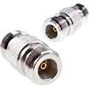 Oiyagai 2-Pack Adattatore N Femmina a N Femmina - Connettore RF Coassiale, Giunto di Prolunga per Cavo Antenna, WiFi, Radio, Telecomunicazioni