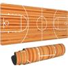 Wallacely Tappetino per mouse da gioco con pallacanestro, XL, grande tappetino per mouse in gomma antiscivolo, bordi cuciti, tappetino per mouse lungo esteso, 80 x 30 cm