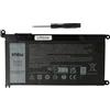 vhbw batteria compatibile con Dell Vostro 14-5468D-1745S, 14-5468D-1605S, 14-5468D-1525S notebook (3650mAh, 11,4V, Li-Poly)
