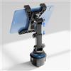 OHLPRO Supporto per Tablet da Auto con Base per Portabicchieri - Universale per iPad Pro/Air/Mini 7-11, Galaxy Tab, Braccio Regolabile ed Estendibile - Accessorio Viaggio Essenziale per Auto
