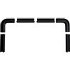 Générique Clip di fissaggio per striscia LED TV compatibile con Philips Hue Gradient - Attacco di fissaggio per fascia LED (taglia M: TV≤65)