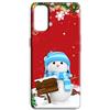 Mixroom - Cover Custodia Back Case In TPU Silicone Morbida Per Motorola Moto g85 5G Fantasia Pupazzo Di Neve U865