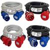Elettrocavi K - FROR 4G2,5 mm² Prolunga Elettrica Industriale 35 Metri 16A Trifase CEE 380V 3P+T IP54 4 POLI 9 kW Flessibile Professionale Made in Italy