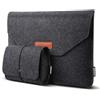 Lykoko Custodia protettiva sottile in feltro per computer portatile da 14,1, 14,4, 14,4, compatibile con Apple MacBook Pro da 14, Asus, Dell, HP, Thinkpad, notebook, Chromebook, Ultrabook, colore grigio