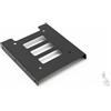 SIMPLETEK - Caddy per Hard Disk HDD SSD from 2.5 to 3.5 | Staffa di Montaggio Adattatore Disco da Portatile A Fisso Bracket 2.5 TO 3.5 Adapter con Viti per Case