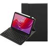 YKWXSC Custodia Tastiera per Lenovo Tab K9/Tab One 8,7 Pollici, QWERTY Staccabile con Collegamento Bluetooth Tastiera, Nero