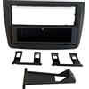 Electric House Mascherina Telaio Autoradio Adattatore Stereo ISO 2 doppio DIN + Cassetto compatibile per Alfa Romeo Mito 2013> Nero MS373/N