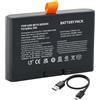 CHUNCAIL Batteria di ricambio agli ioni di litio da 21,6 V, 5000 mAh, con ingresso di tipo C, per altoparlante Bluetooth JBL PartyBox 520