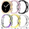 DEALELE [Set di 6] Custodia compatibile con Samsung Galaxy Watch 8 40 mm, custodia a fila singola di diamanti in PC per Galaxy Watch 8 40 mm (nero, argento, oro rosa, oro, arcobaleno