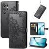 Fertuo Cover per Oukitel C61 / C61 Pro, Custodia Portafoglio a Libro in Pelle Flip Case con Porta Carte, Chiusura Magnetica e Stand [Disegni di Mandala] Interno Silicone Sottile Antiurto, Nero