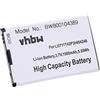 vhbw batteria compatibile con 1&1 Mobiler Wlan Router MF60, MF30 smartphone cellulare (1500mAh, 3,7V, Li-Ion)