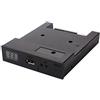 H&D HYALINE & DORA Sconosciuto SFR1M44-U100K Black 3.5 1.44MB USB SSD Floppy Drive Emulator for Yamaha KORG Roland Electronic Keyboard GOTEK