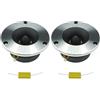 IPNOSIS IPT 2501 Coppia Tweeter | Diametro 9,7cm | Bobina 2,5cm (1) | 200 Watt | 101 dB | 4 Ohm | + Condensatori