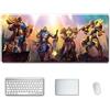 ITBT World of Warcraft 900x400mm Tappetino Mouse Gaming 900x 400mm XXL per Mouse e PC, 3mm Mouse Pad Antiscivolo Fondo in Gomma con Bordi Cuciti, M