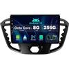 BXLIYER SXAUTO ¦ 8G+256G ¦ Android 15 IPS Autoradio Per Ford Tourneo Transit Custom (2013-2021) - Senza fili Carplay & Android Auto - LED Camera + MIC - DAB Fast-boot Volante 360-CAM DSP WIFI -2 Din 9 Pollici