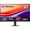 LG 27U421A-B Monitor PC 68,6 cm [27] 1920 x 1080 Pixel Full HD LED Nero (LG 27 VA MONITOR CURVED 27U421A-B)