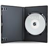Amaray Custodia per DVD, 15 mm, Machine-pack-quality, Nero, 100 pezzi