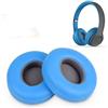 Generic Cuscinetti auricolari compatibili con cuffie wireless Beats Solo 2 e Solo 3, cuscinetti di ricambio in pelle proteica Solo2 Solo3, blu grigio