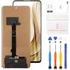 LADYSON Schermo LCD TFT per Xiaomi Redmi Note 13 Pro 5G Display LCD per Xiaomi Redmi Note 13 Pro 5G 312DRA50C 2312CRAD3C Display Touch Screen Digitizer Ricambio Kit di Riparazione (nero)