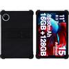 GIOPUEY Cover Compatibile con DOOGEE U11/U11 PRO - con Supporto - Custodia Protettiva in Silicone TPU Morbida Case - Black