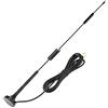 ASHATA Antenna 4G LTE SMA, 18dBi 4G / 3G / GSM 700-2700MHz Antenna per esterni ad alto guadagno con aspirazione magnetica per B970 / B593 / B933 / E392 / E398 / E3276 / E5776 / B310(5m /