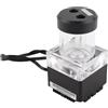 Lazmin112 Pompa 'Acqua di Raffreddamento ad Acqua a CPU del Computer 800L/H, 4 Metri Testa a Pompa Dissipazione di Calore Veloce Pompa 'Acqua del Computer LED Serbatoio(Nero