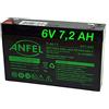 ANFEL Batteria 6V 7,0ah 7,2 ah