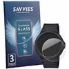 savvies Vetro Temperato per Casio Unisex MW-240 | 3 Pezzi Chiara Protezione Schermo Made in Germany Glass Durezza 9H Anti-Graffio