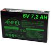 ANFEL Batteria Ricaricabile al Piombo SIGILLATA 6 Volt 7 Ah Marca