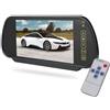 Yasta Specchietto Retrovisore 7 Pollici con Monitor HD per Retromarcia, Display LCD a Colori per Auto, Telecamera di Parcheggio per Camper, Furgone, Camion, SUV, Sistema di Assistenza al Parcheggio