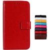 SHIEID® Custodia Alcatel 1 5033D Cover Custodia Morbida,Case Cover per Alcatel 1 5033D con la Funzione di Supporto(Rosso)
