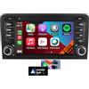 CHARGONIC Auto Stereo per Audi A3 8P S3 RS3 2003-2012, Android 13, AutoRadio con 7 Pollici HD Schermo Touch, Navigazione, CarPlay, Android Auto, Bluetooth, MirrorLink, Controllo del Volante (4core 2GB+32GB)
