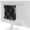 VIVO Supporto VESA Behind per monitor Mini PC progettato per CPU Dell OptiPlex Micro, supporto per computer, braccio per monitor, nascosto dietro lo schermo, opzioni di montaggio su scrivania e parete