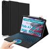 QYiiD Custodia Tastiera con Trackpad per Galaxy Tab A7 Lite 8,7 Pollicis SM-T225/T220, Italiana QWERTY Retroilluminata Tastiera Magnetica Rimovibile con Touchpad pour Tab A7 Lite 8.7 Pollici
