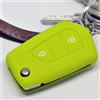mt key Key Soft Case Cover protettiva Chiave per auto Toyota Aygo Citroen C1 Peugeot 108 / Colore: verde mela