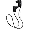 JVC Gumy Auricolari in Ear Sport Bluetooth, Con Auricolare Nozzle Fit, A Prova Di Sudore (IPX2), Auricolari S/M Inclusi, Microfono E Telecomando A 3 Pulsanti, Autonomia 7 Ore, Nero