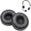 Voarmaks PH-88 PH-44 C8 - Cuscinetti auricolari in pelle, compatibili con cuffie Telex PH-88, PH-88R, PH-44, PH44R, su entrambi i lati, in pelle PU di alta qualità