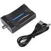 ASHATA Richer-R Convertitore da BNC a HDMI,Adattatore convertitore video da BNC a HDMI, adattatore video Convertitore da BNC a HDMI con switch HD 720P/1080P per DVD, macchina da gioco