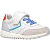 Geox J ALBEN Boy A - Scarpe da Ginnastica Bambino, White/Royal,